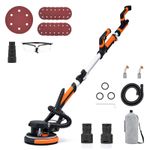 7 Speeds Drywall Sander 850W Electric Wall Sander Vacuum Attachment & LED Light