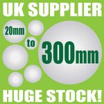 SOLID POLYSTYRENE BALLS Sweet Tree Floral Cake Craft - 20 to 300mm - UK SUPPLIED
