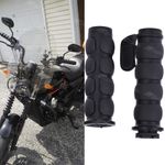 1" 25mm Motorcycle Handlebar Hand Grips w/Throttle For Harley Davidson Streetbob