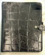 Mulberry Black Congo Leather A5 Diary Organiser Vintage. Good Condition