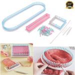 DIY Knitting Board Tool Knit Weave Loom Kit Multifunction Adjustable Craft Yarn