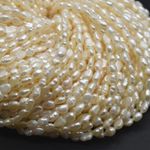 Freshwater Baroque Seed Pearls - Off White- 3mm -4mm - 13" Strand for Jewellery