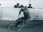 Reproduction Press Photo Speedway Don Potter at Fleetwood 1950