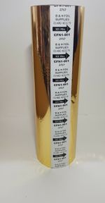 Gold Foil, used for hot foil stamping or craft 147mm x 305Mtrs  