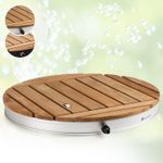 Garden Shower Outdoor Camping Outside Floor Portable Shower with Teak Base 4 m 