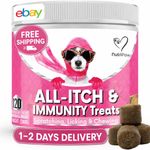 NutriPaw All-Itch Immunity Treats For Dogs - Soothe Itchy Paws, Eyes, Ears, Skin