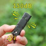 150DB Double Tube High-frequency High Decibel Survival Whistle Outdoor Rescue St