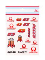 Official Pramac Ducati Team Large Sticker Set - 19 56101. Special Offer