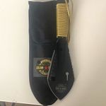 CHINLIN SPADE Black Hand Shovel 15cm Metal Blade Paracord Handle Saw Edge