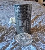 Swarovski Clear Crystal Geometric Egg with Original Box