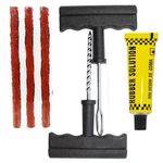 MOTORCYCLE CAR VAN TUBELESS TYRE PUNCTURE REPAIR KIT TIRE TOOL PLUG