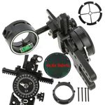 1 Pin Compound Bow Sight Micro Adjustable Adaptor 4x 6x 8x Scope Sight Shooting
