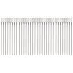 40Pcs Large Eye Sewing Needles 2.95in Leather Needle Long Straight Hand Needles