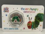 The Very Hungry Caterpillar™ 2026 50c Silver Plated BU Coin ONLY 4999 MINTED