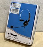 PChero Landline Telephone Call Centre Headset Headphone Mic RJ9 Noise Cancelling