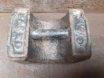Vintage 7lb cast iron weight. Door stop