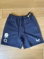 England Rugby Union Travel Shorts With Zip Pockets (new)