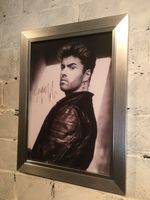 A4 framed poster of George Michael with Great gift choice of frame