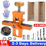 2-in-1 Cabinet Door Installation Jig Mounting Tools with Adjustable Positioner
