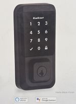 Kwikset Halo Smart Lock WiFi Touchscreen Deadbolt in Matte Black 99390-004