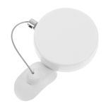 2Pcs Retractable Steel Security Cable Lock Durable White ABS Anti Theft