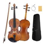 New 16 Inch Viola Full Size Maple Wood Ebony Fittings with Viola Case Viola Bow
