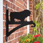 New Bulldog Iron Hanging Basket Bracket - 44cm x 33cm