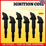 6x Ignition Coils Pack for BMW 3er 5er X5 X3 E39 E46 E90 E63 E64 316i 320i 530i