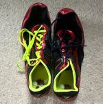Brooks Running Spikes Black/Red/Yellow UK 8.5