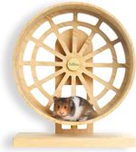 ZulBozz Silent Hamster or Mouse Wheel 11" - Bamboo - Adjustable - Vented
