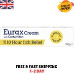 Eurax Itch Relief Cream 100g, Help Stop Itching Fast, Lasts Upto 10h for Relief