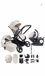 iCandy Core 2 Complete Travel Bundle with Cocoon 360 Car Seat & Base