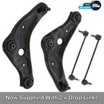 For Nissan Qashqai Front Lower Wishbones Suspension Arms & Drop Links J11 13-20