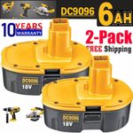 2X 5.5AH 18V Li-ion Battery For Dewalt DC9096 DE9095 DE9096 DE9098 DW9098 UK