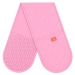 Pink Oven Gloves by Kiyotsu: Premium Gloves, Double Quilted 