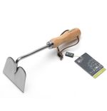 Burgon & Ball RHS Hand Hoe Stainless Steel FSC Hardwood Garden Tool