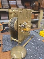 Antique Fusse Clock Mechanism With Pendulum  By T&R (Thwaites &Redd)1780-1800