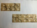 GB 1968-69 18 x 1s Postage Due Stamps Ochre No Watermark GB