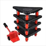 Telescopic Furniture Lifter with Heavy Duty Trolleys for Moving Heavy Cabinets