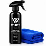 WHITE AUTOMOTIVE GRAPHENE CERAMIC SPRAY COATING HIGH GLOSS 475ML + CLOTH