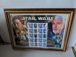 Australia Post Framed Stamp Sheet 45c- Star Wars Episode II Attack Of The Clones