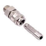 8mm x ¼” Gas LPG Hose Nozzle Quick Fit Release Connector Coupler for Motorhome