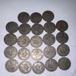 23 x 1947 George VI One Shilling Coins – British Pre-Decimal Job Lot