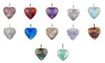 Birthstone Heart Hanging Glass Gift Present Birthday Birth Stone Idea Hand