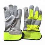 Real Leather Childrens Kids Toddlers Junior Rigger Work Gardening Gloves 6 Sizes