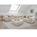 3 + 2  Seater Lilly Sofa Set with Footstool / Coffee Table Comfy Stylish Sale