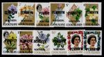 COOK ISLANDS - Penrhyn Island QEII SG41B-52B, 1972 complete set, NH MINT.