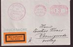 Airmail = Brunswick - Wernigerode, 20.7.27