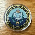 *RARE* 6 Regiment Army Air Corps 10th Anniversary Coin 2014–2024 Militaria