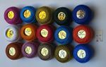 15 Balls Perle Cotton No:8 Embroidery Thread in Assrtd 15 different colours #6